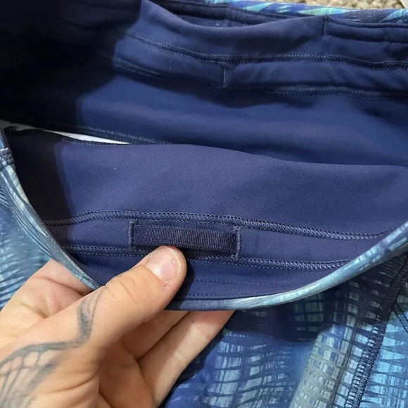 Lululemon Invigorate High-Rise Tight Legging Shapeshifter Flux Blue Multi Size 2 - Picture 10 of 15